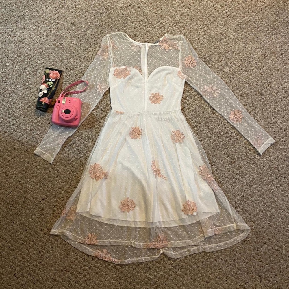 A beautiful white dress!